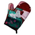 Carolines Treasures Maltese and Puppy Waiting on you Oven Mitt 7110OVMT